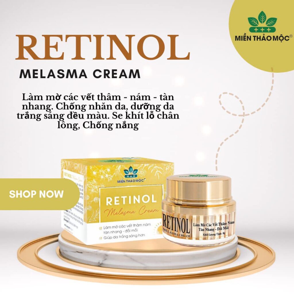 Kem Ngừa Nám Retinol Miền Thảo Mộc