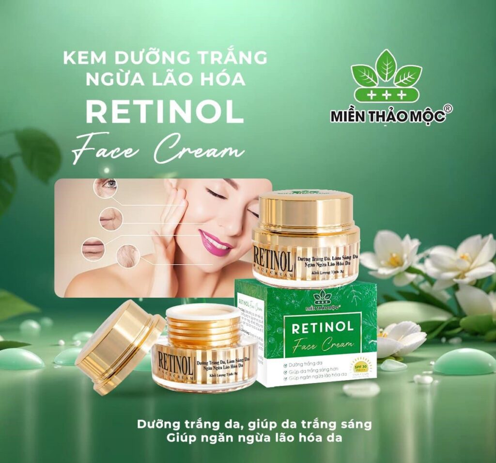 Kem Dưỡng Trắng Retinol Miền Thảo Mộc