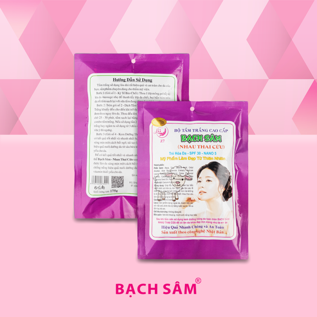 Z7 tắm trắng nhau thai cừu 175g