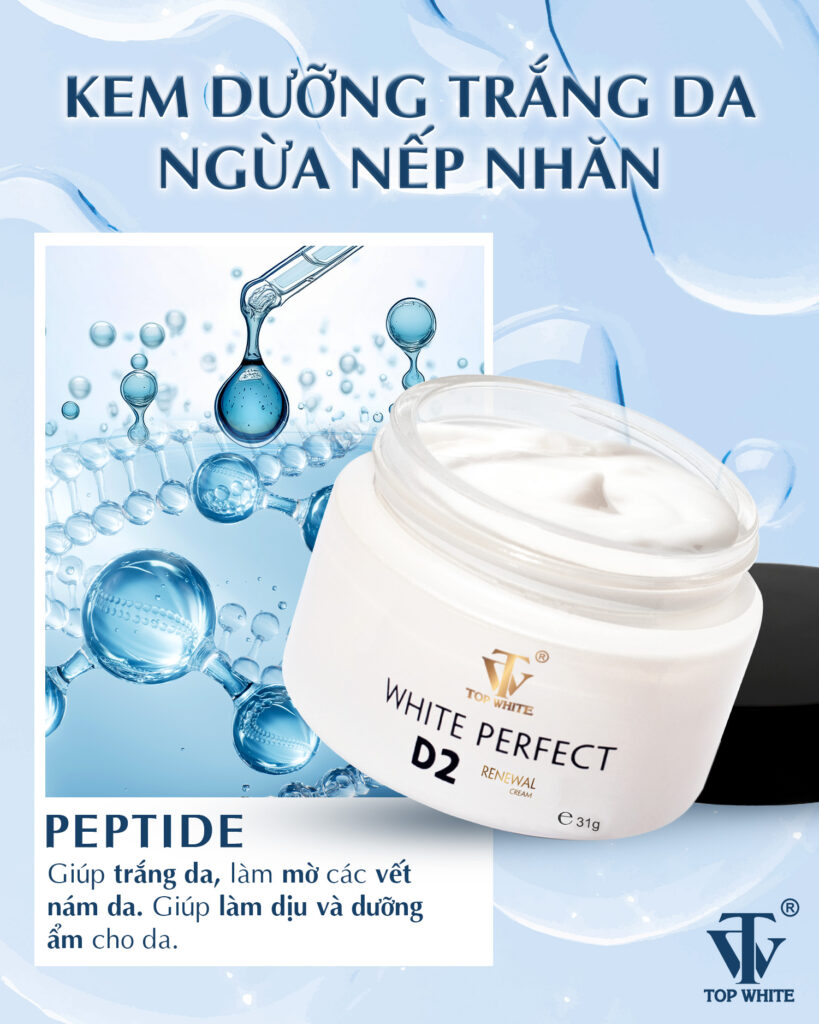 Top White D2 Kem Dưỡng Trắng Da Ngừa Nhăn