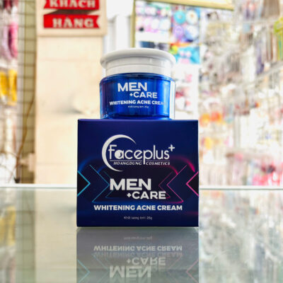 FacePlus Kem Dưỡng Trắng Ngừa Mụn Thâm Mờ Sẹo Cho Nam 25g